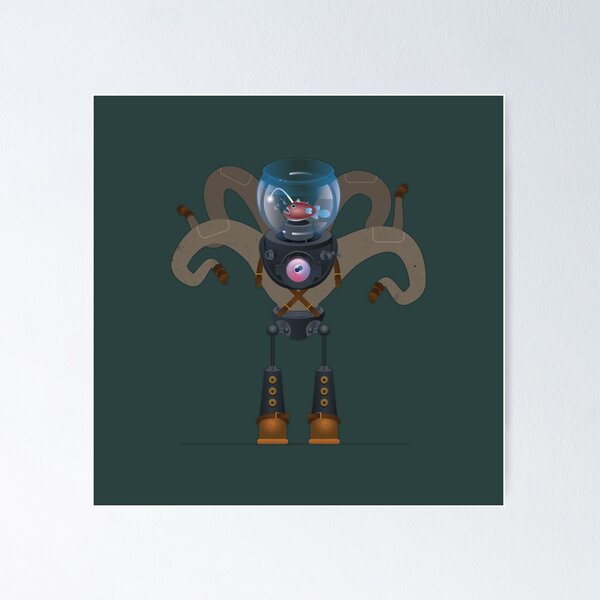 Item preview, Fishbot designed and sold by danielliamgill.