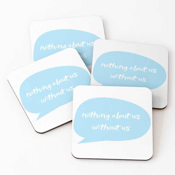 Item preview, nothing about us without us designed and sold by addtotaste.