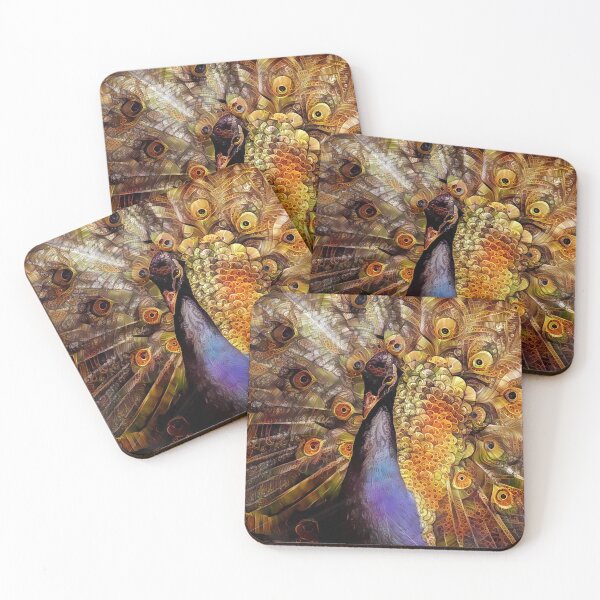 Item preview, Golden Peacock designed and sold by Alma Lee.
