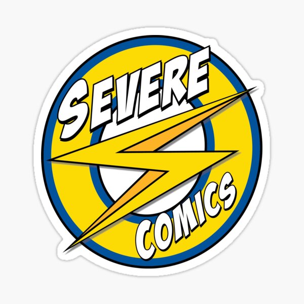 SEVERE COMICS LOGO Sticker