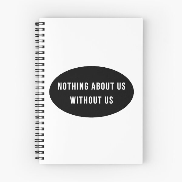 Item preview, nothing about us without us designed and sold by addtotaste.