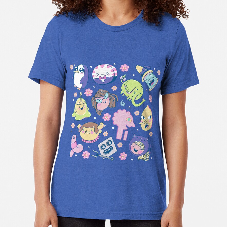Adventure Time Friends 2 Tri-blend T-Shirt