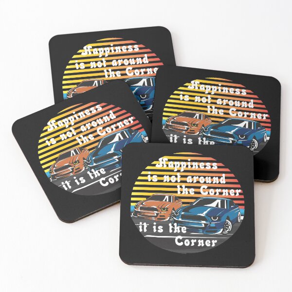 Item preview, Happiness Is The Corner For Drift Racers designed and sold by TheCrazyBear.