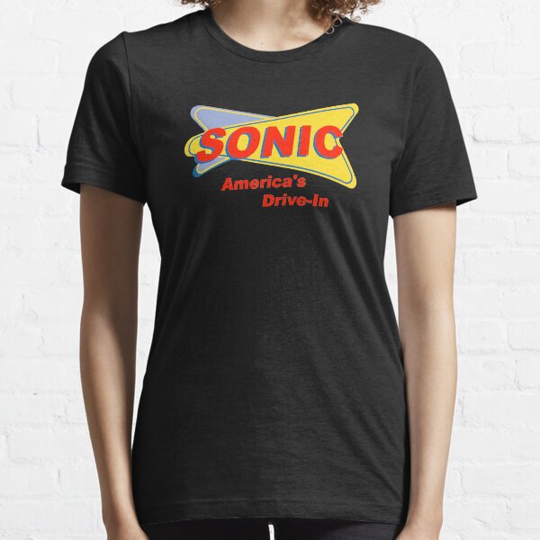 Sonic America's drive-in Fast Food Logo Red Essential T-Shirt