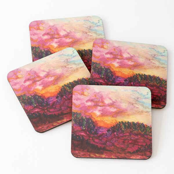 Item preview, Alcohol Ink Impressionism - Fire Mountain designed and sold by Holly Willner.