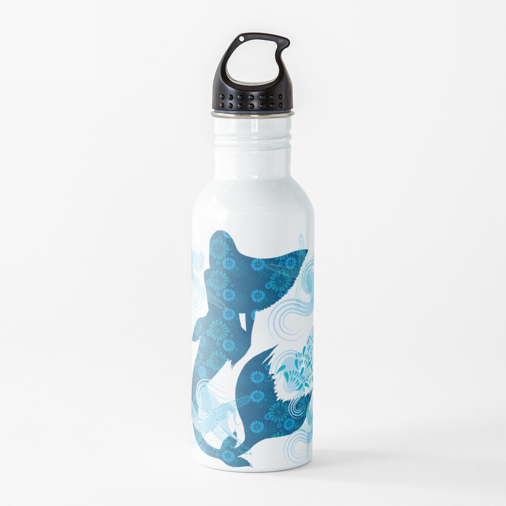 Mermaid Starfish Underwater Water Bottle