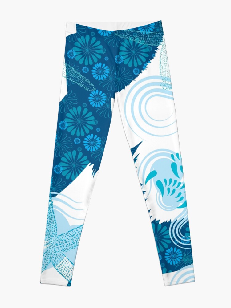 Alternate view of Mermaid Starfish Underwater Leggings