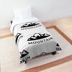 Mountain mountain mountains Comforter