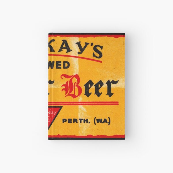 Mackay's Brewed Ginger Beer State Library of Western Australia Hardcover Journal