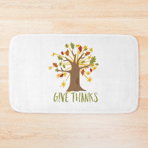 Item preview, Give Thanks, Fall Tree with Leaves designed and sold by gsproductsgs.
