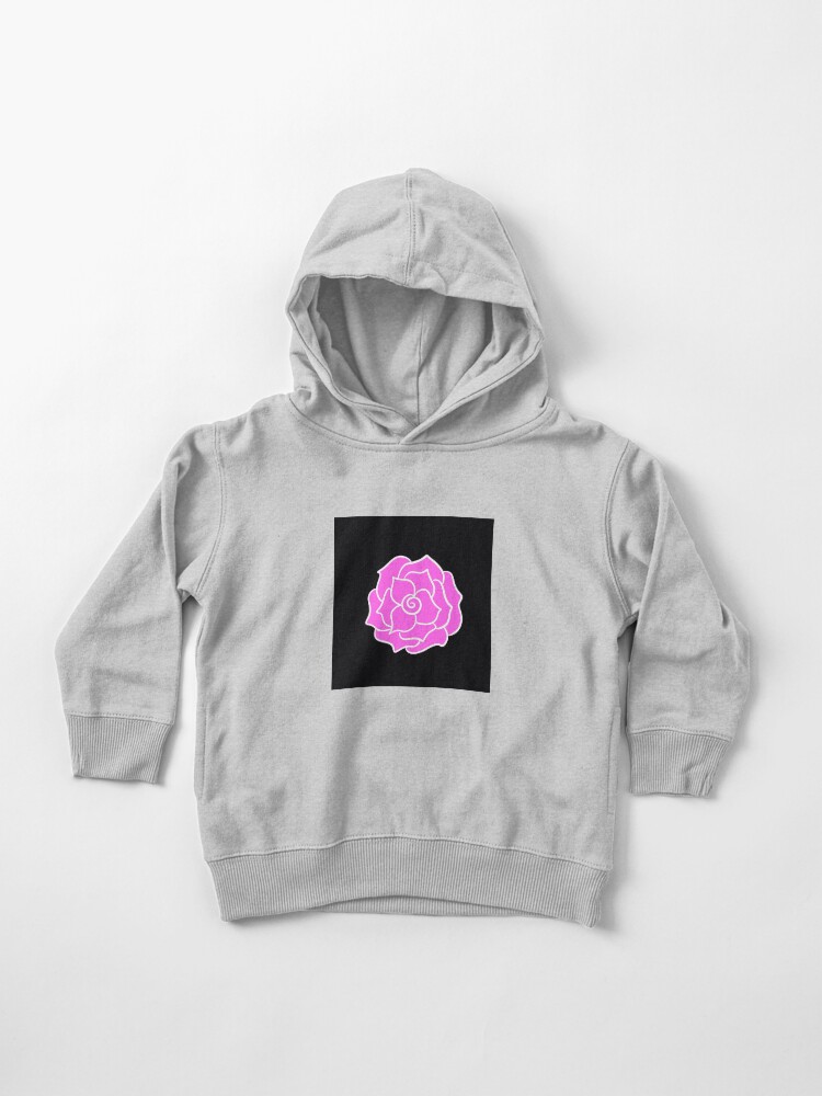 light pink rose hoodie