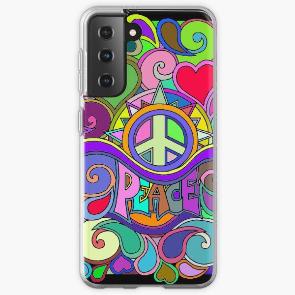 Colorful Trippy Hippy Art Samsung Galaxy Soft Case