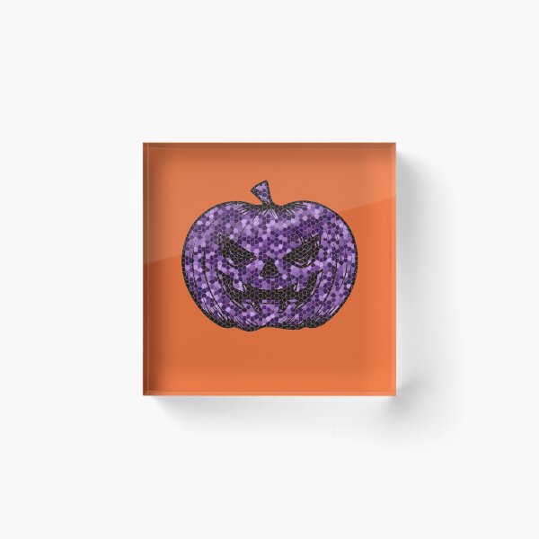 Item preview, Purple Mosaic Pumpkin designed and sold by LimeStorm.