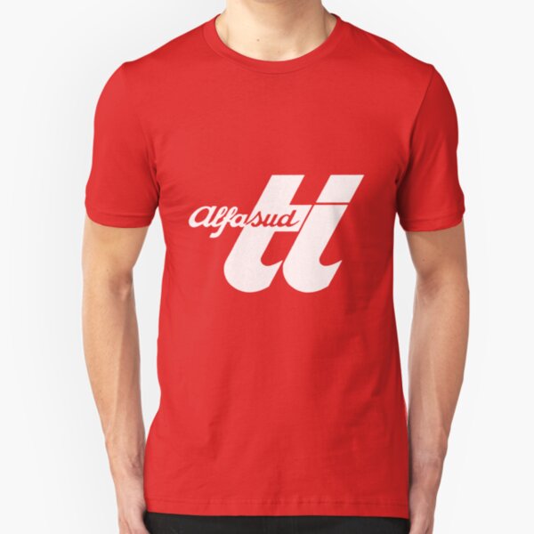 Alfasud Ti White Slim Fit T-Shirt