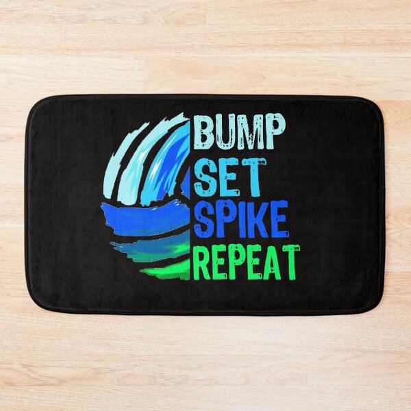 Item preview, Volleyball Bump Set Spike Blue designed and sold by theboujeebunny.