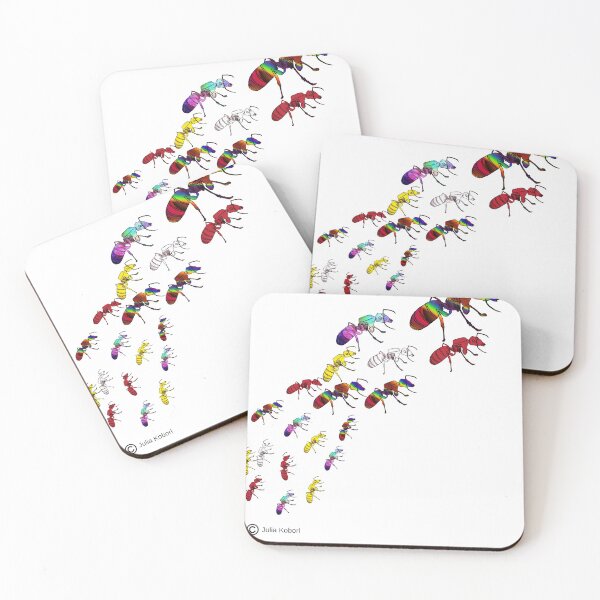 Item preview, Colorful Marching Ants designed and sold by fredgarden8.