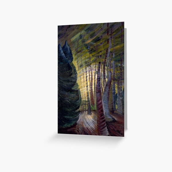 Emily Carr - Sombreness Twilight Greeting Card