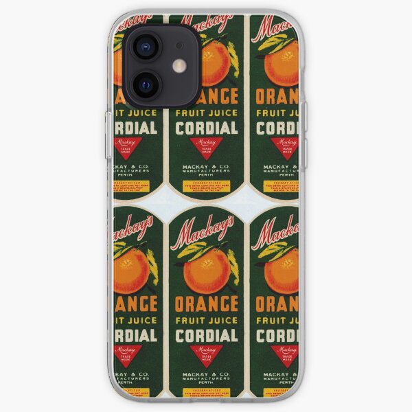 Mackay's Orange Fruit Juice Cordial State Library of Western Australia iPhone Soft Case