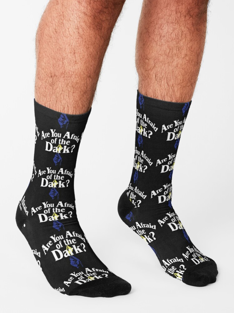 Are You Afraid of The Dark? Glow in The Dark Crew Socks