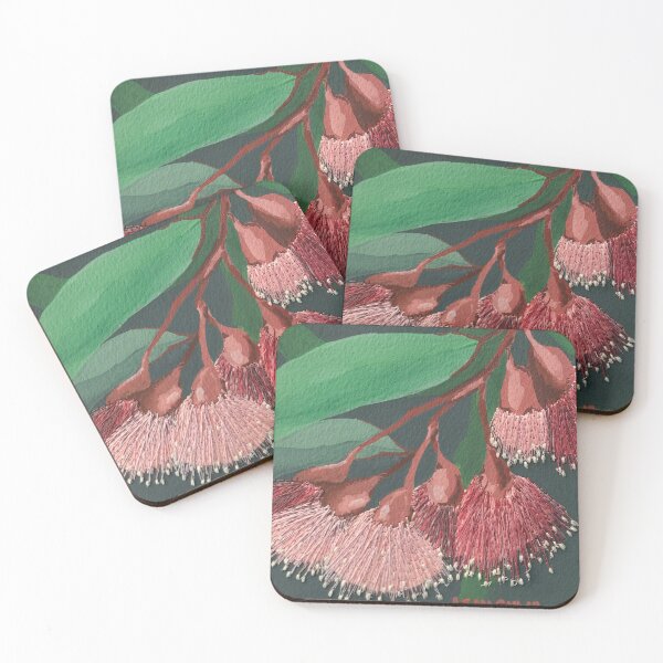 Item preview, Modern Sepia Gum Flowers by Australian Artist Leah Gay designed and sold by leahgay.