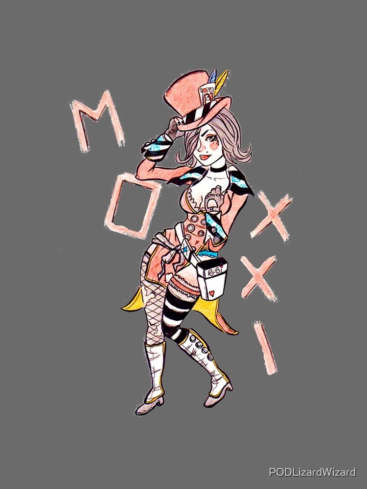 Borderlands Moxxi Sketch by PODLizardWizard