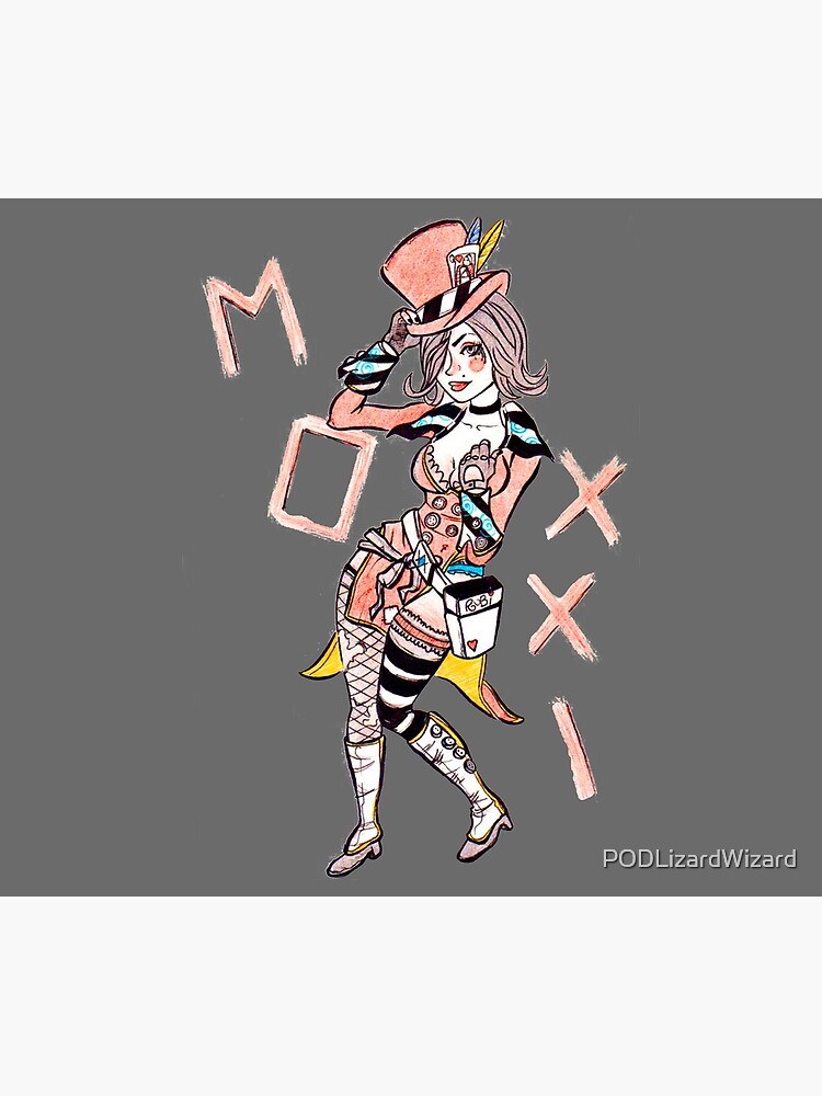 Borderlands Moxxi Sketch by PODLizardWizard