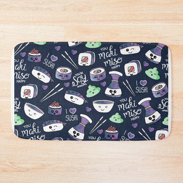 Item preview, Galaxy Sushi on Dark Blue designed and sold by Gingerlique.