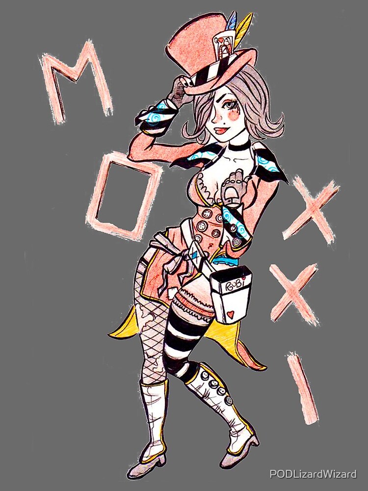 Borderlands Moxxi Sketch by PODLizardWizard