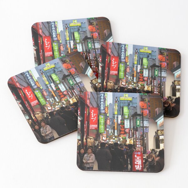 Item preview, Even At Night, Myeondong is Crowded (Seoul, Korea) designed and sold by Mike Ashley.