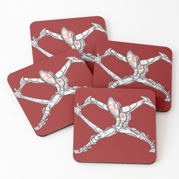 Zero Assassin Sketch Coasters (Set of 4)