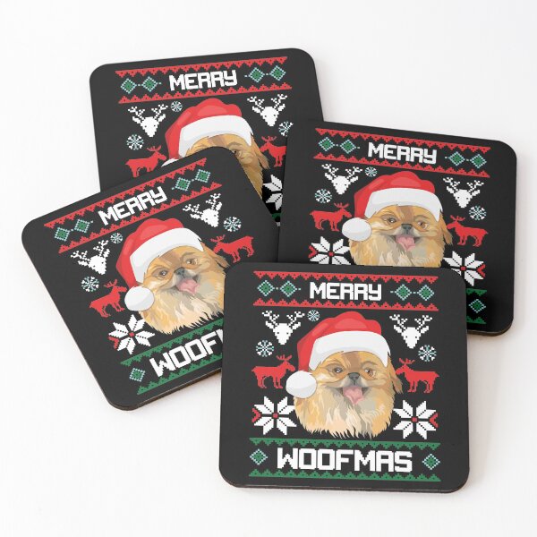 Item preview, Pekingese Dog Merry Woofmas Christmas Gift designed and sold by CR Media.