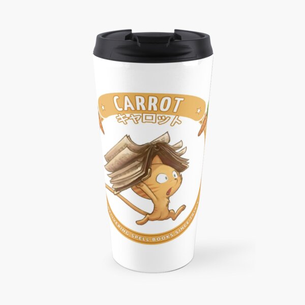 Carrot, delivering spell books since 2014 - Pepper&Carrot official Travel Mug