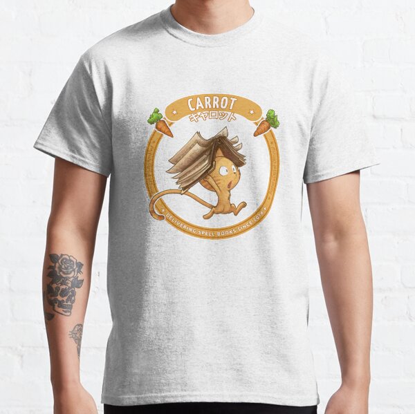 Carrot, delivering spell books since 2014 - Pepper&Carrot official Classic T-Shirt
