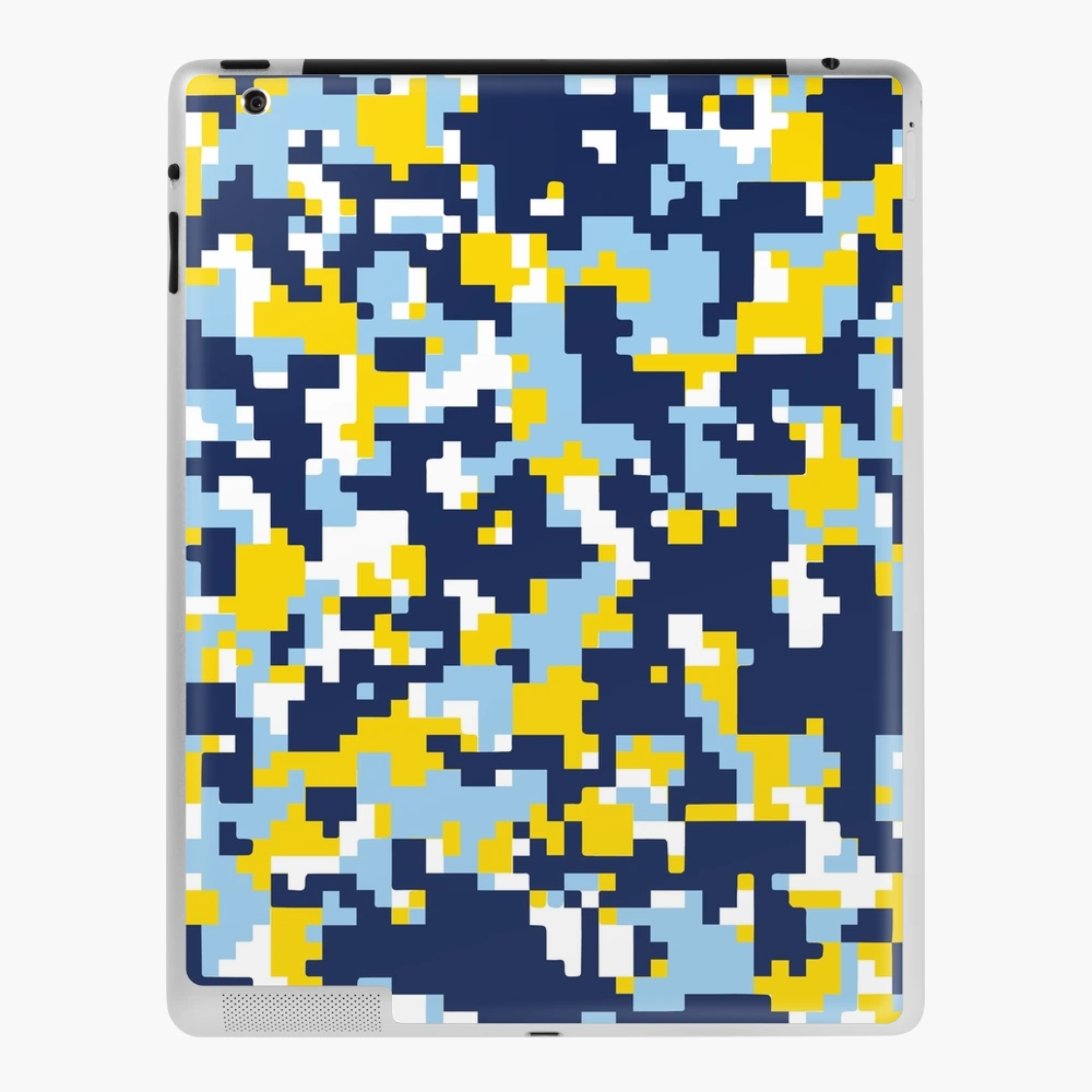 Camo Style - Black and Yellow Camouflage iPad Case & Skin for