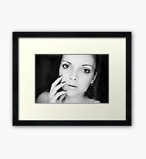 black Framed Print