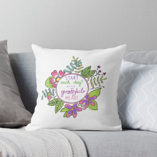 Item preview, Start Each Day With A Grateful Heart designed and sold by HighArtDesigns.