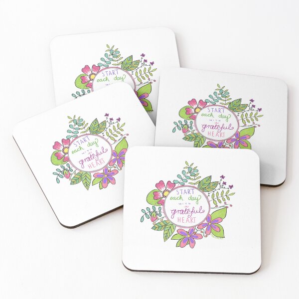 Item preview, Start Each Day With A Grateful Heart designed and sold by HighArtDesigns.
