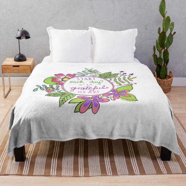 Item preview, Start Each Day With A Grateful Heart designed and sold by HighArtDesigns.