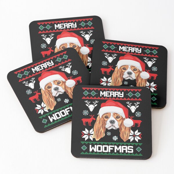 Item preview, Cavalier King Charles Spaniel Merry Woofmas Christmas Gift designed and sold by CR Media.
