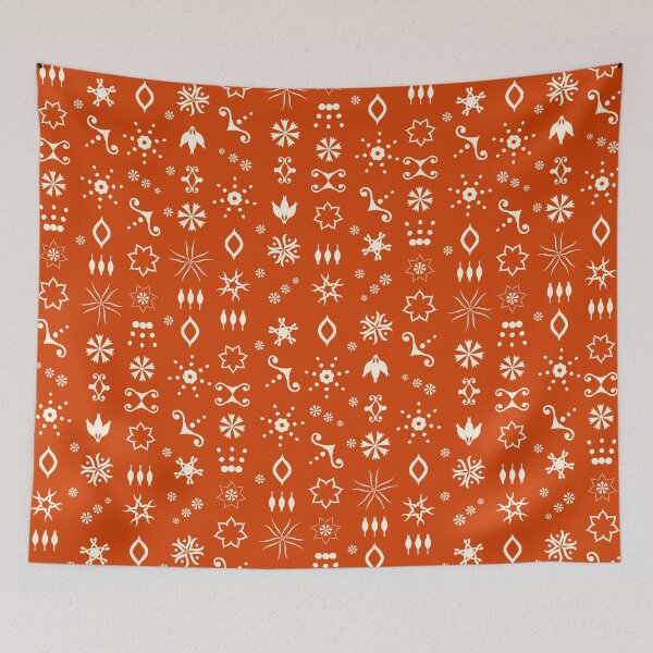 Item preview, Symbols pattern on orange designed and sold by BrankaPD.