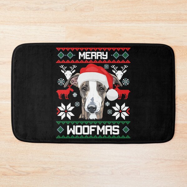 Item preview, Greyhound Merry Woofmas Christmas Dog Gift designed and sold by CR Media.