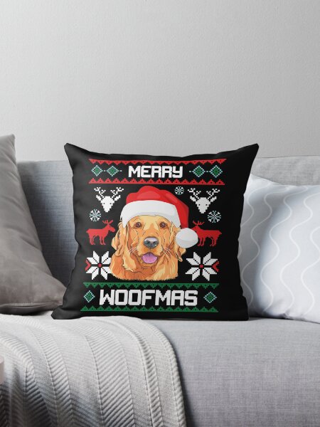 Item preview, Golden Retriever Merry Woofmas Christmas Goldie Dog Gift designed and sold by CR Media.