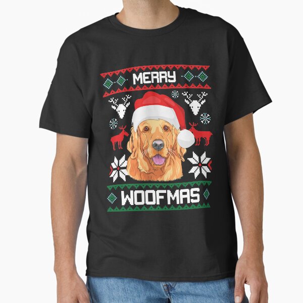 Item preview, Golden Retriever Merry Woofmas Christmas Goldie Dog Gift designed and sold by CR Media.