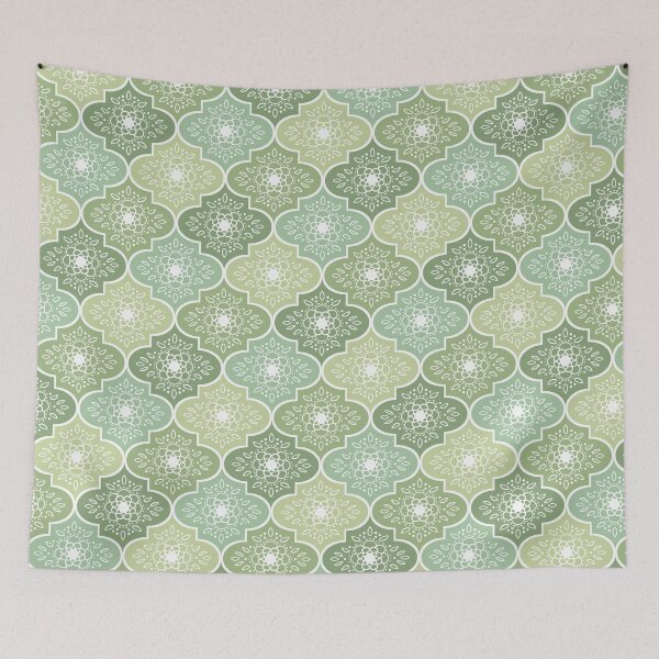 Item preview, Flower medallion ogee pattern designed and sold by HannaPaulina.
