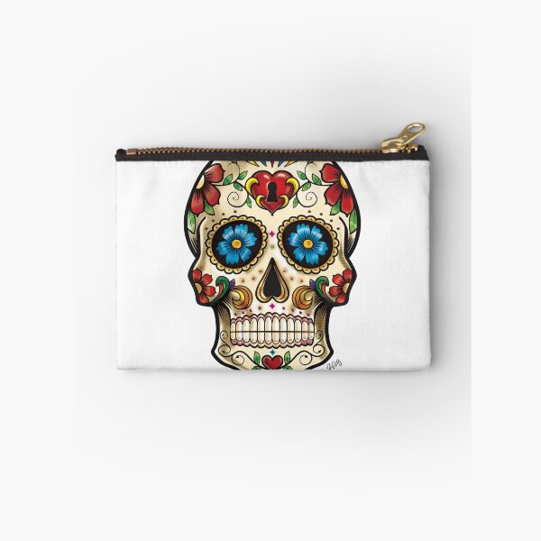 Item preview, candy skull Tattoo style image designed and sold by Cimbart.