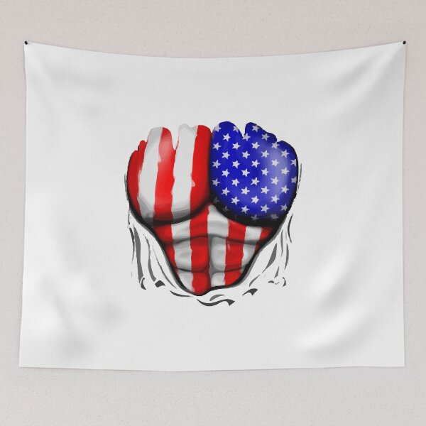 Item preview, American Flag Muscles Ripped designed and sold by Rott515.
