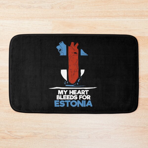 Item preview, Estonia flag heart love designed and sold by CORZ.