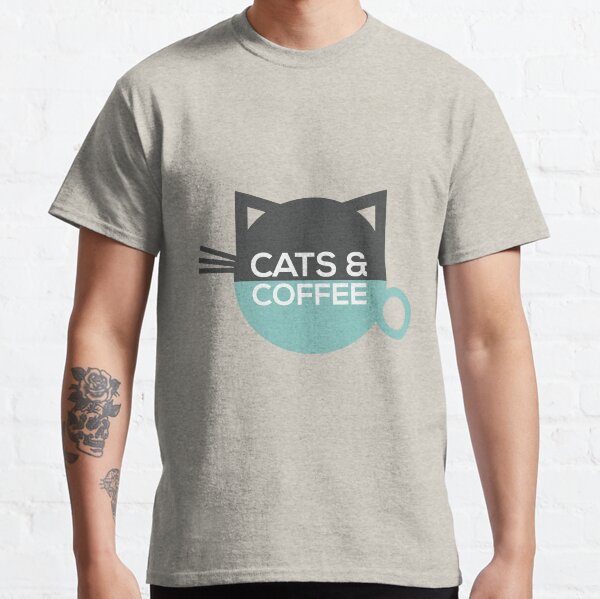 Vista previa del artículo con la obra «Gatos y café», diseñado y vendido por SydneyKoffler.