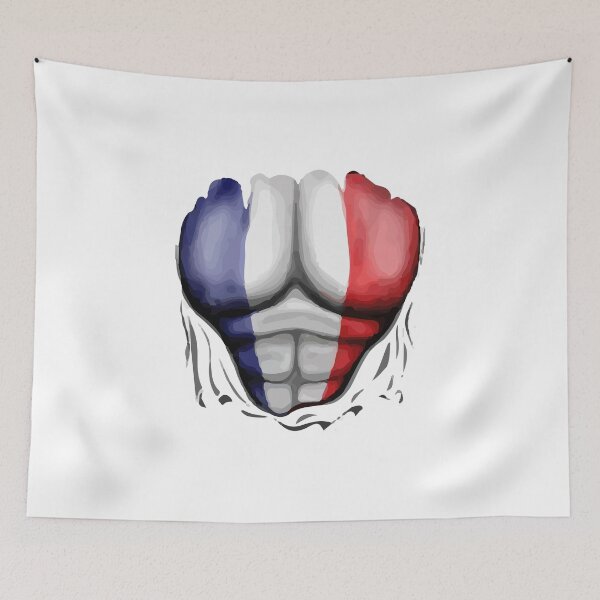 Item preview, French Flag Muscles Ripped designed and sold by Rott515.