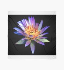 Luminous Blue Water Lily Scarf
